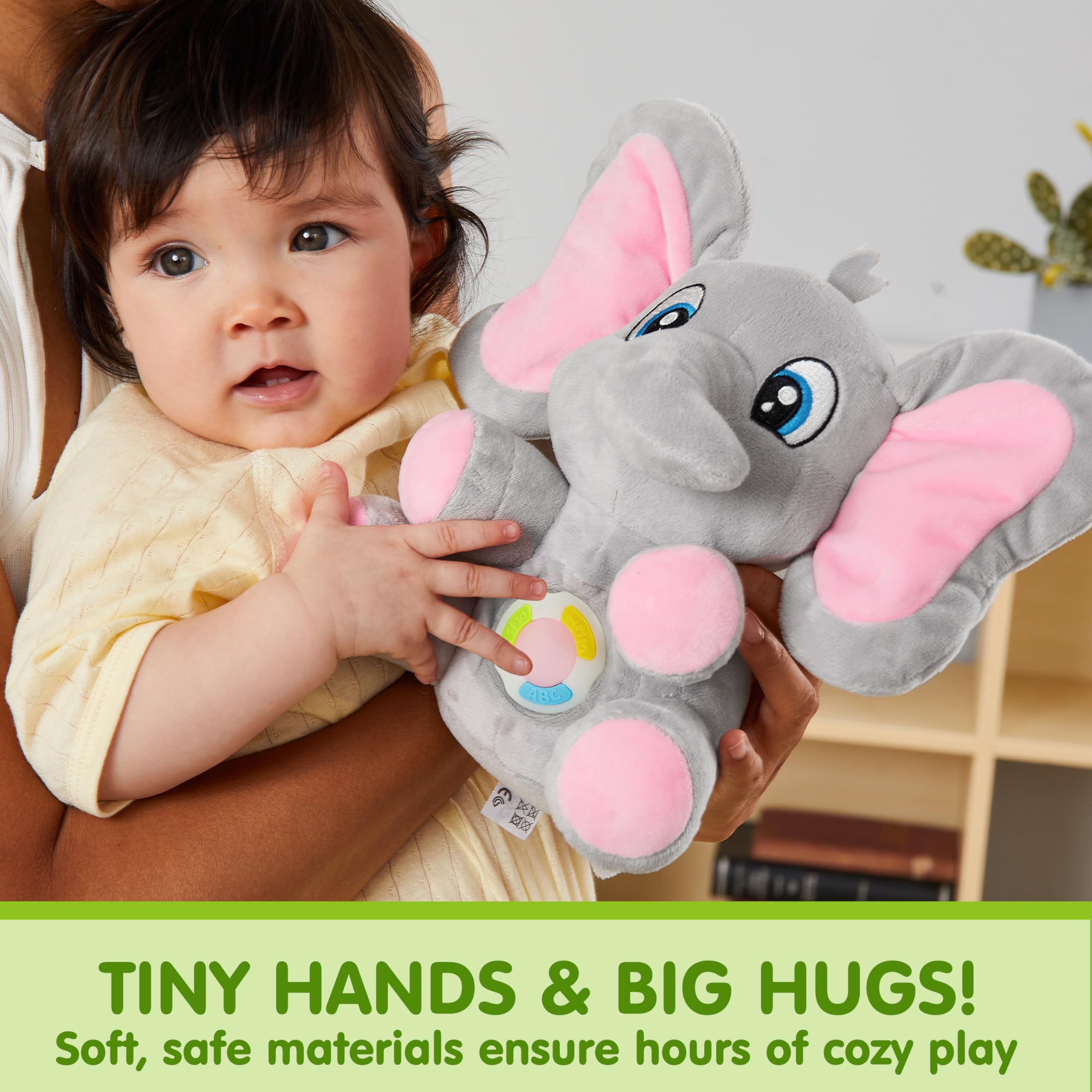 Foto 6 | Peluche Joyin Musical Elephant Con Música Y Luz Para Más De 6 Meses - Venta Internacional.