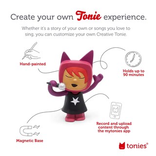 Foto 3 | Almacenamiento Creativo de 90 Minutos De Personaje De Audio Tonies Singer - Venta Internacional