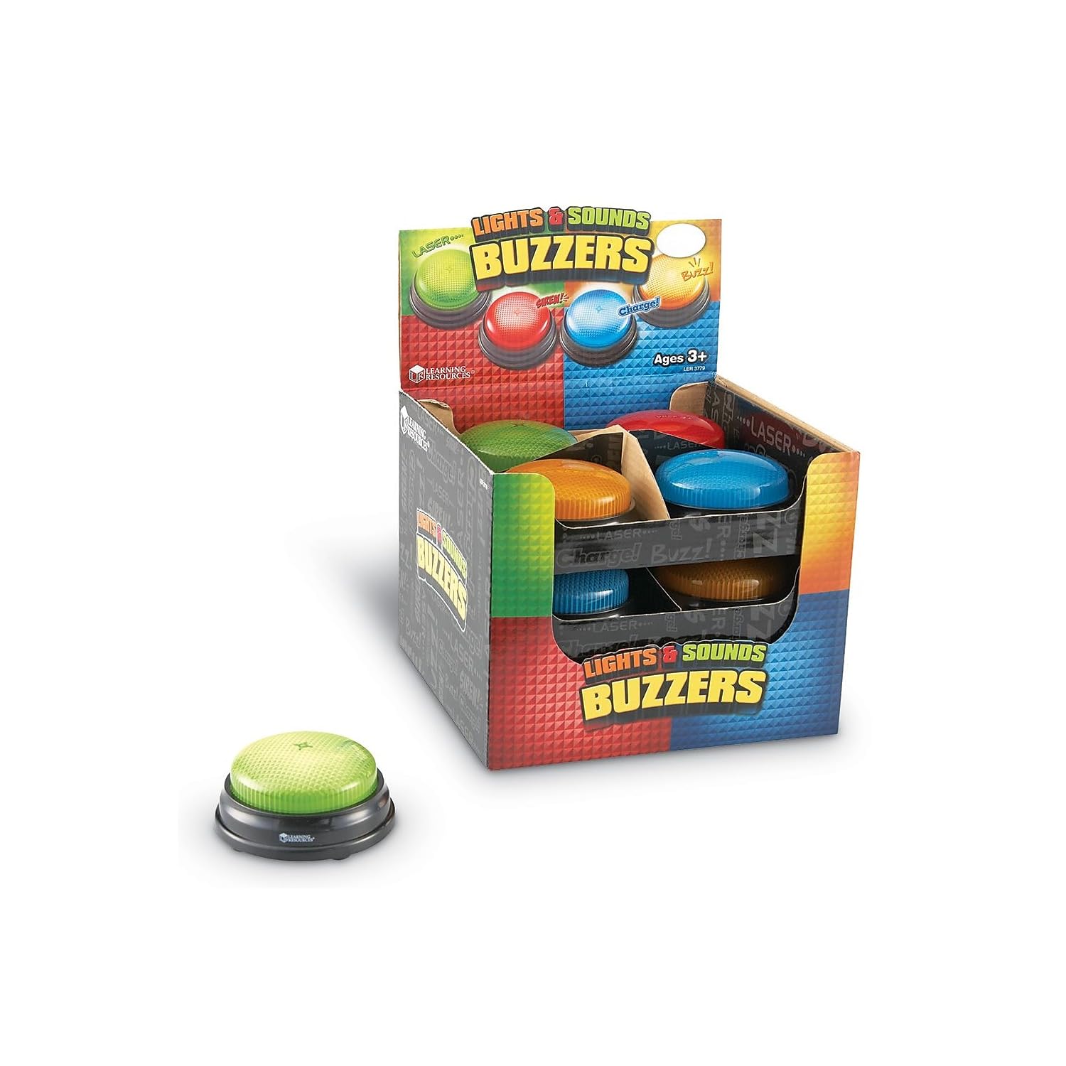 Foto 2 pulgar | Juego De 12 Luces Y Sonidos De Buzzers Learning Resources - Venta Internacional.