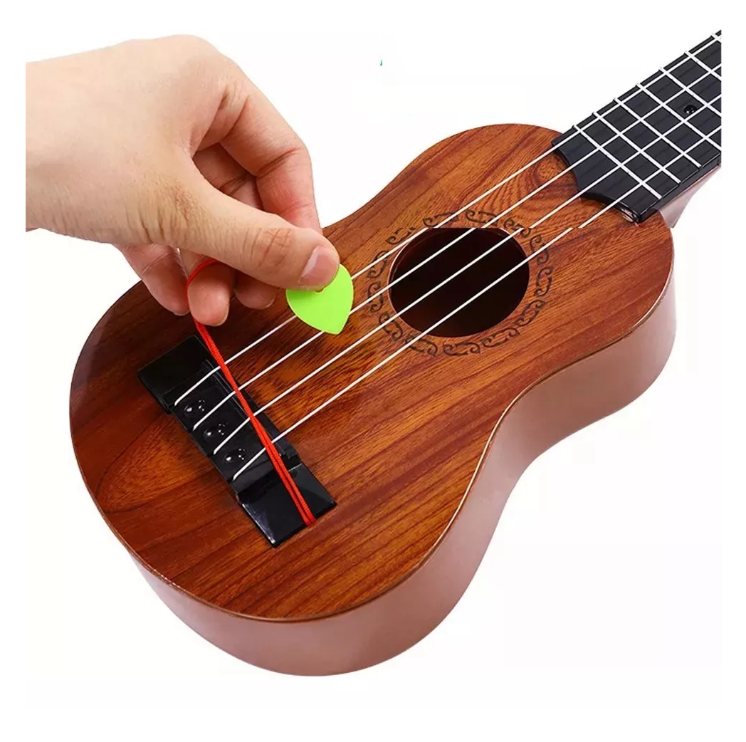 Foto 5 pulgar | Guitarra Instrumento Musical De Juguete Pequeño, Naranja