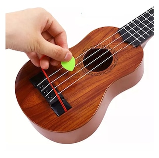 Foto 4 | Guitarra Instrumento Musical De Juguete Pequeño, Naranja