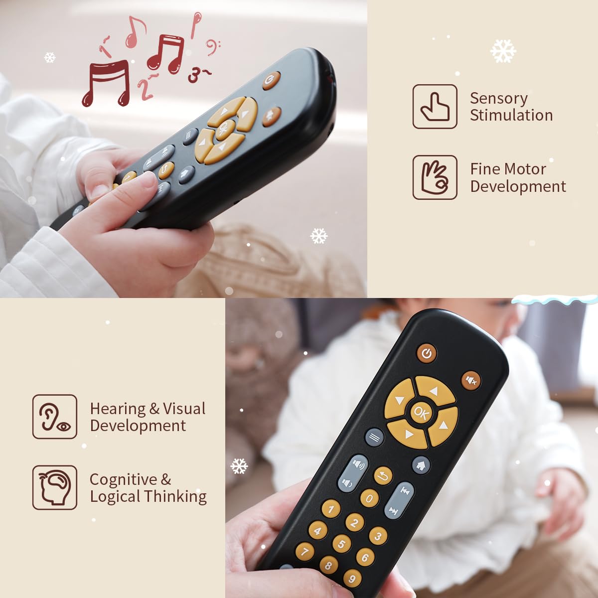 Foto 3 pulgar | Juguete Nueplay Con Control Remoto Para Tv Para Bebés, Con Luz Y Sonido, De 6 A 18 M - Venta Internacional.