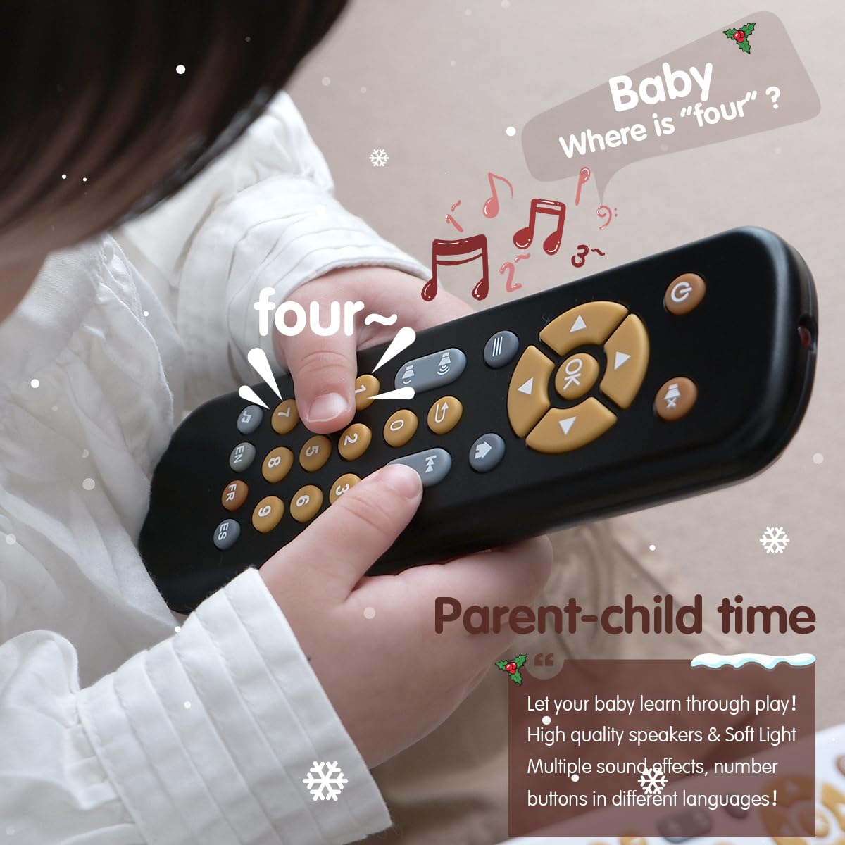 Foto 5 pulgar | Juguete Nueplay Con Control Remoto Para Tv Para Bebés, Con Luz Y Sonido, De 6 A 18 M - Venta Internacional.