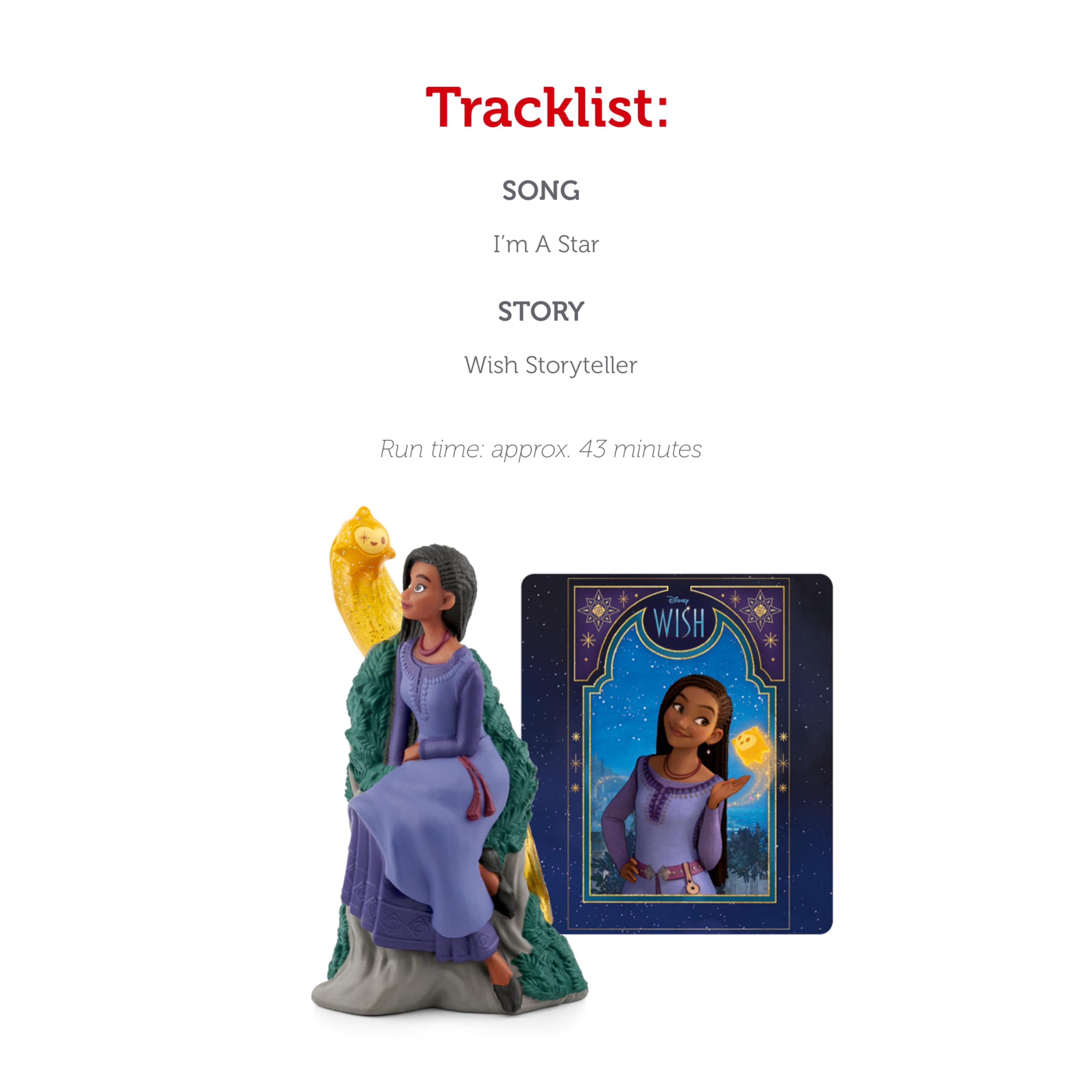 Foto 5 pulgar | El Personaje De Reproducción De Audio Tonies Asha De Disney's Wish - Venta Internacional.