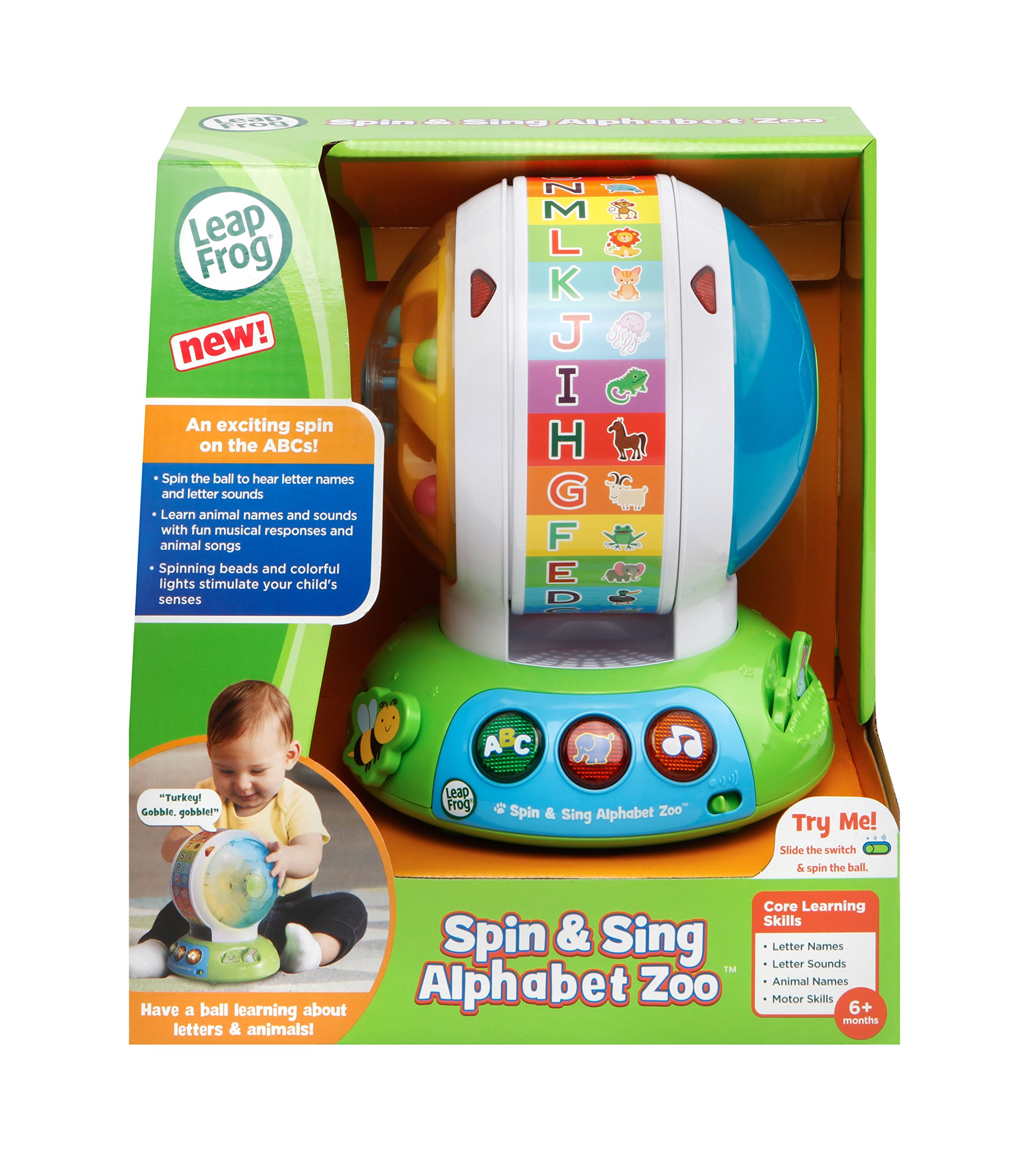 Foto 7 pulgar | Toy Leapfrog Spin & Sing Alphabet Zoo, Versión En Inglés - Venta Internacional.