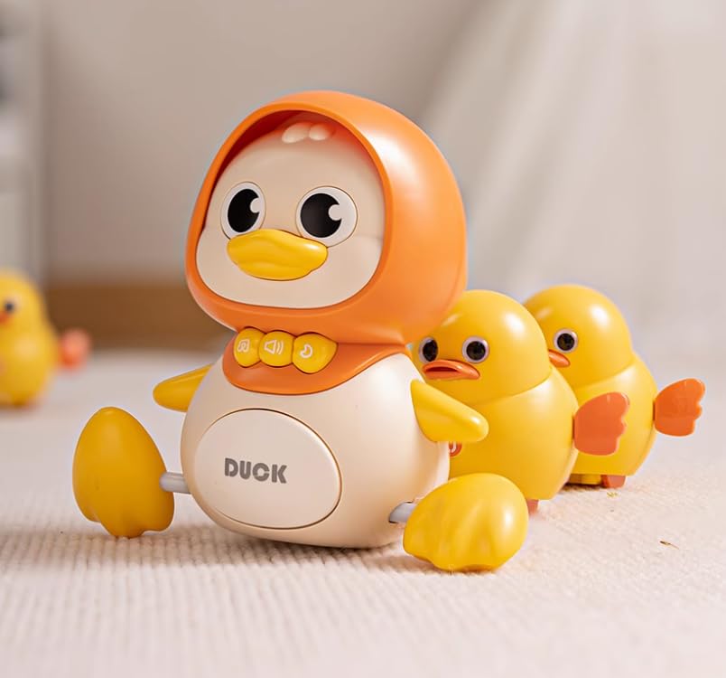 Foto 3 pulgar | Crawling Baby Toys Hahaland Musical Mother Duck Con Patitos - Venta Internacional.