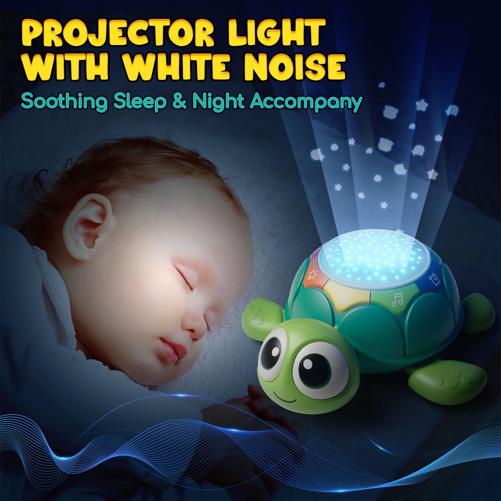 Foto 4 | Juguete Para Gatear Lehoo Castle Turtle Con Luz Y Sonido De 6 A 18 Meses - Venta Internacional.