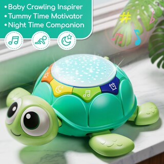 Foto 5 | Juguete Para Gatear Lehoo Castle Turtle Con Luz Y Sonido De 6 A 18 Meses - Venta Internacional.