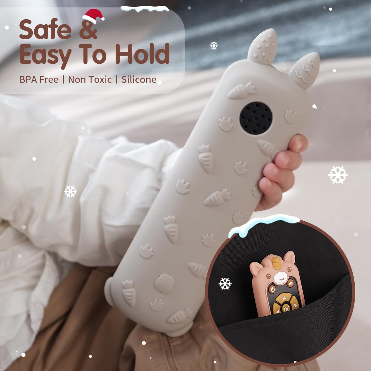 Foto 8 pulgar | Juguete Nueplay Con Control Remoto Baby Tv Con Mordedor De Silicona De Más De 6 M - Venta Internacional.