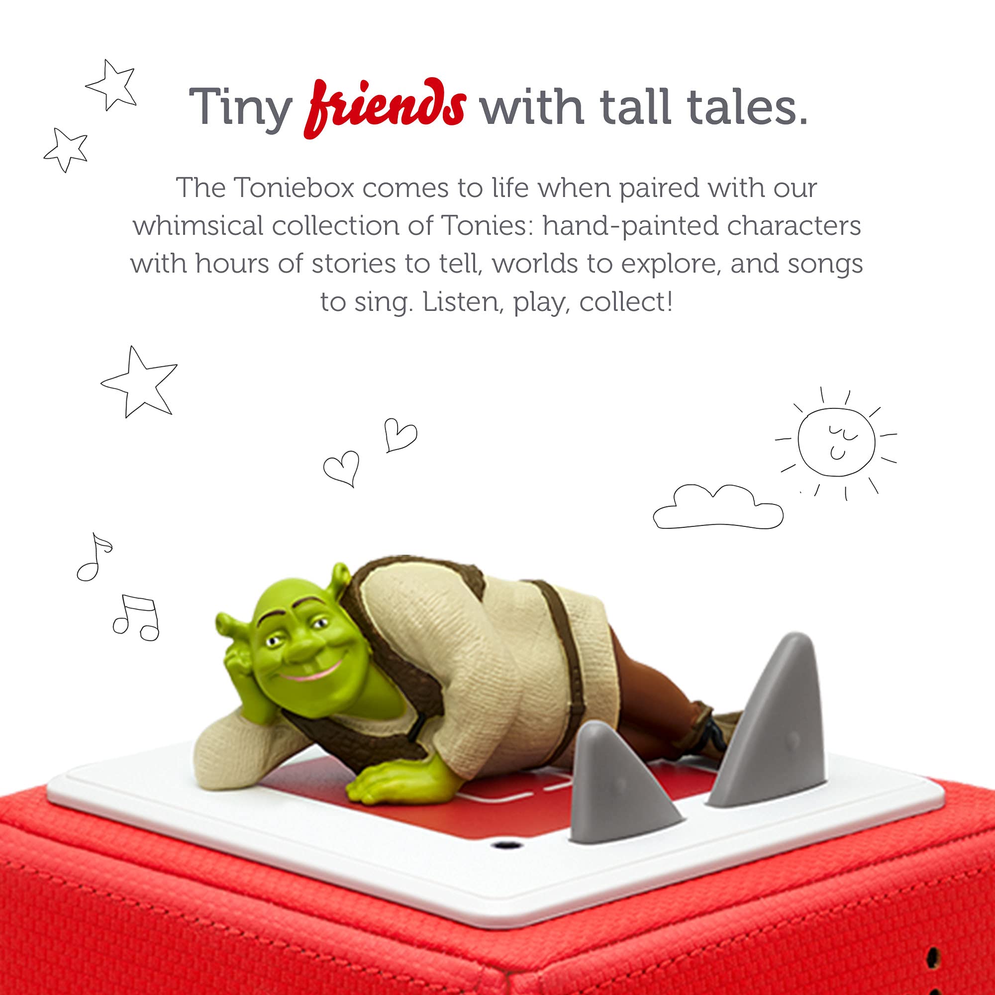 Foto 3 pulgar | Reproducción De Audio Del Personaje Tonies Shrek Con 10 Capítulos De 90 Minutos - Venta Internacional.