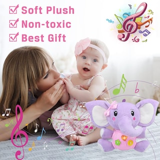 Foto 6 | Peluche con Música Elefante Aitbay - Venta Internacional