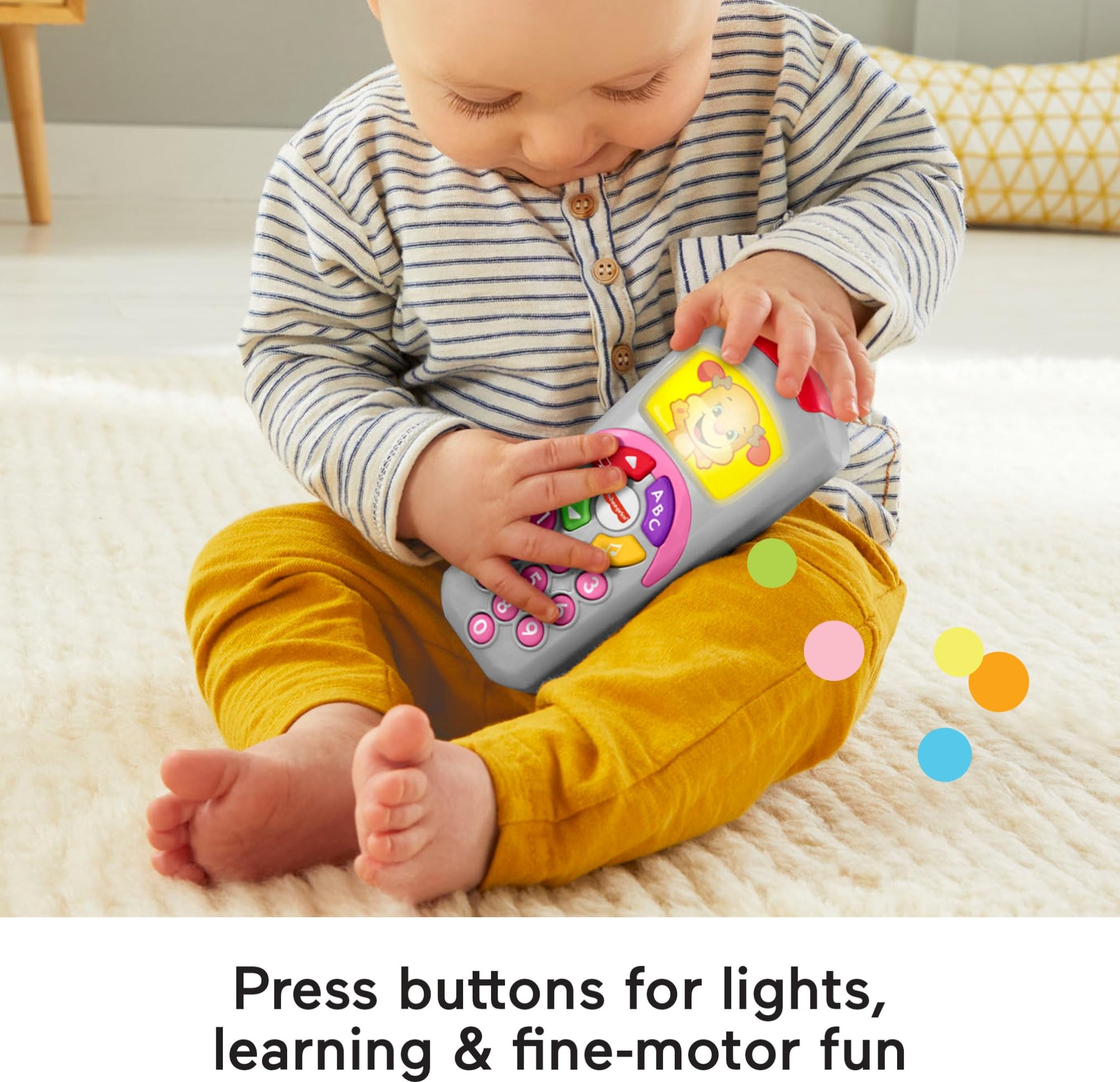 Foto 5 pulgar | Juguete De Aprendizaje Para Bebés Fisher-price Laugh & Learn Sis' Remote - Venta Internacional.