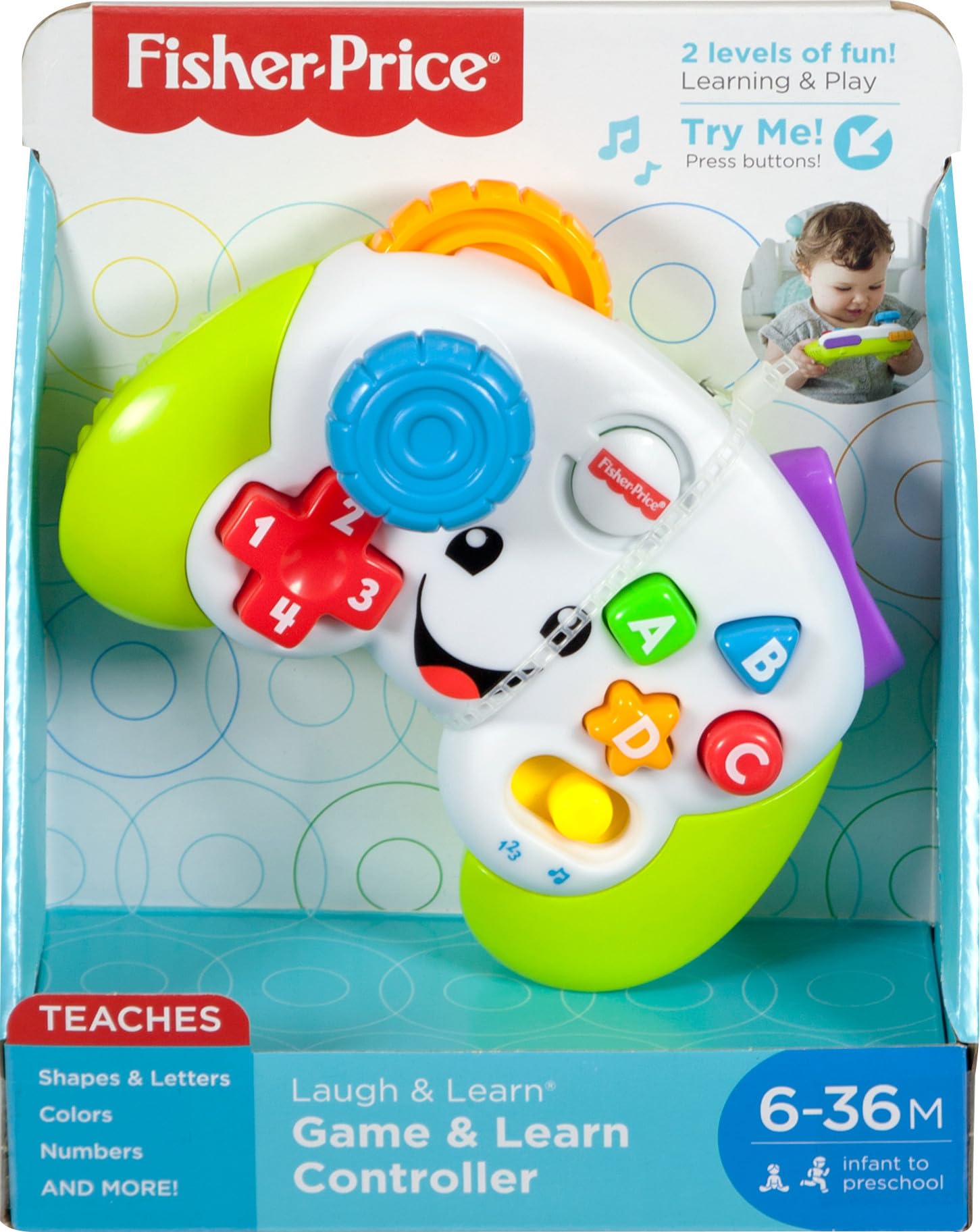 Foto 6 | Controlador De Juguetes Fisher-price Laugh & Learn Para Más De 6 Meses, Color Verde - Venta Internacional.
