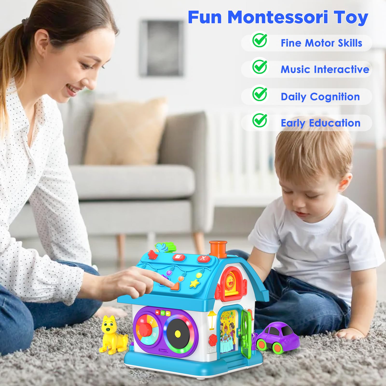 Foto 2 | Juguete Montessori Vahome Musical 14 en 1 para Bebe 1 A 2 Años - Venta Internacional