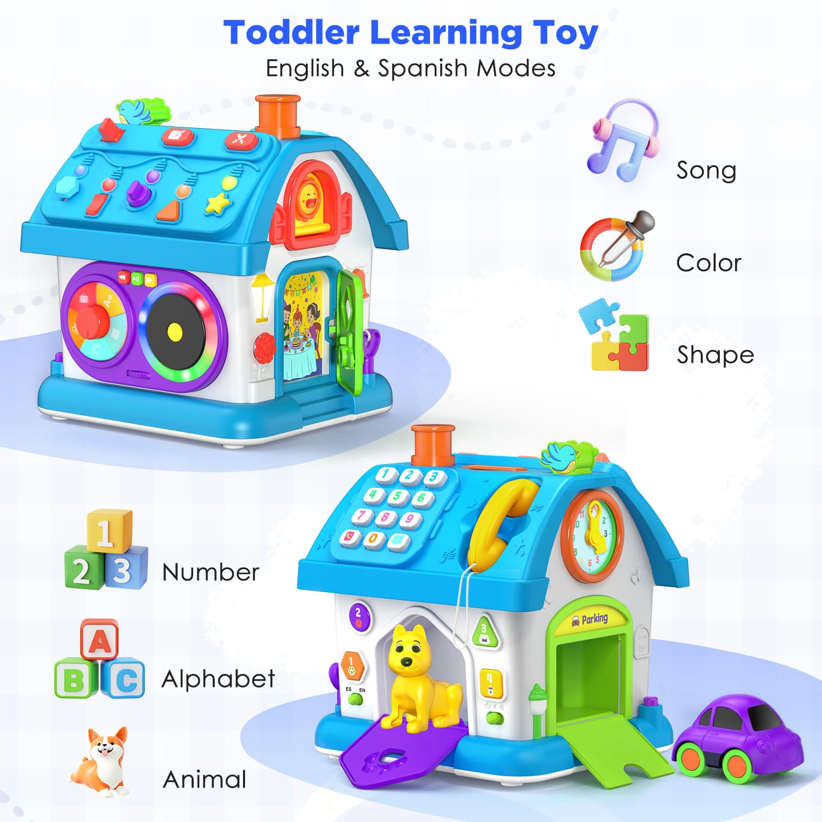 Foto 3 | Juguete Montessori Vahome Musical 14 en 1 para Bebe 1 A 2 Años - Venta Internacional