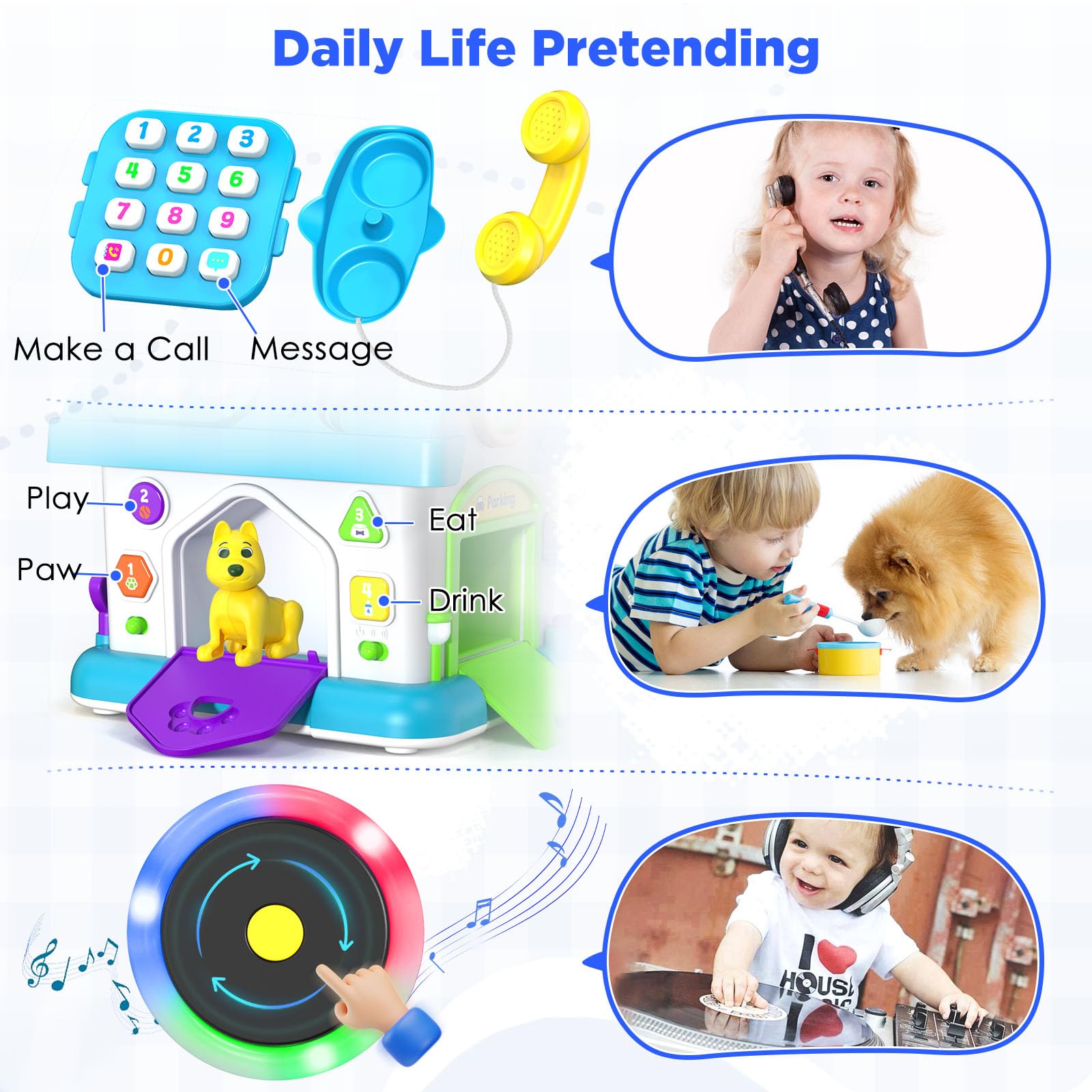 Foto 4 | Juguete Montessori Vahome Musical 14 en 1 para Bebe 1 A 2 Años - Venta Internacional
