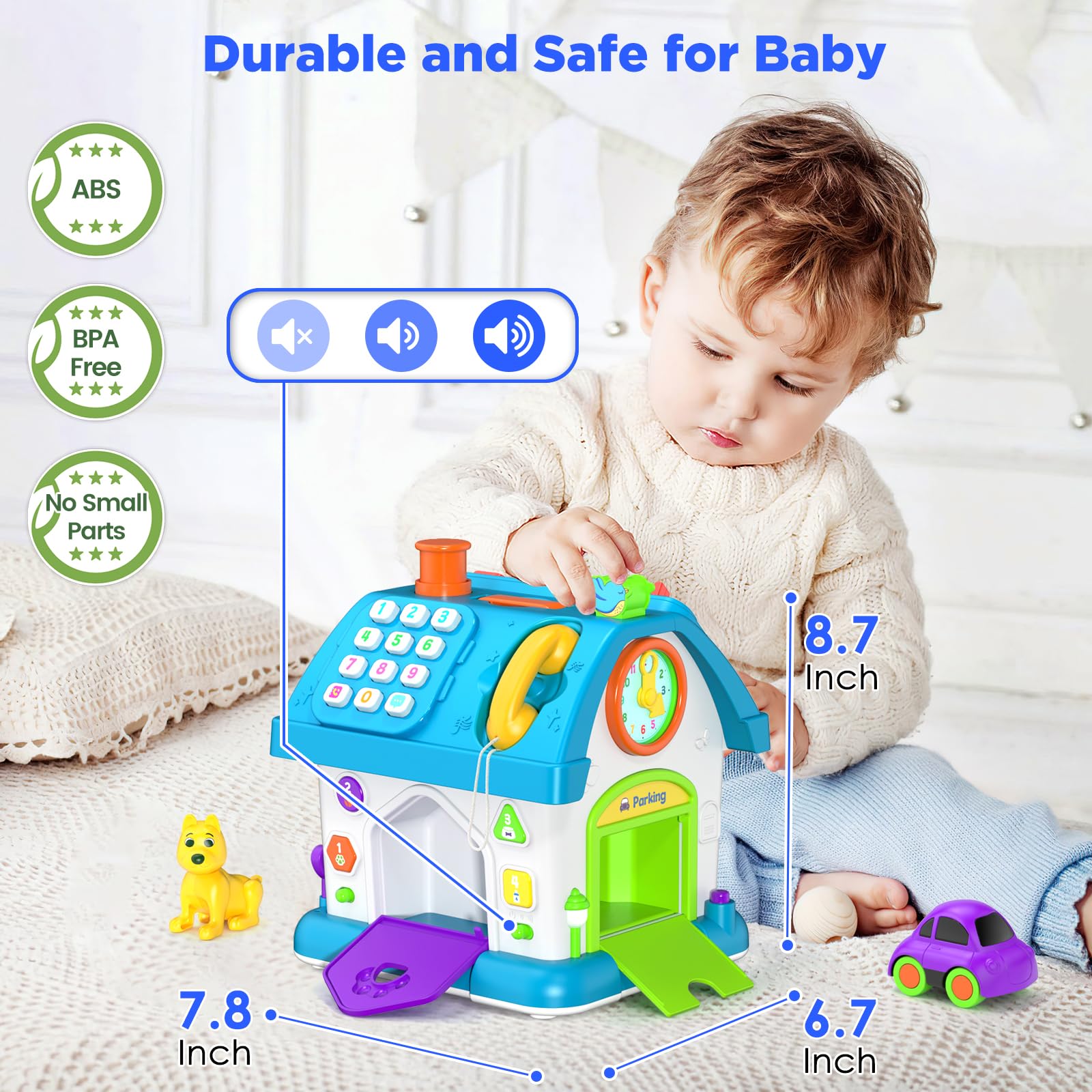 Foto 6 | Juguete Montessori Vahome Musical 14 en 1 para Bebe 1 A 2 Años - Venta Internacional