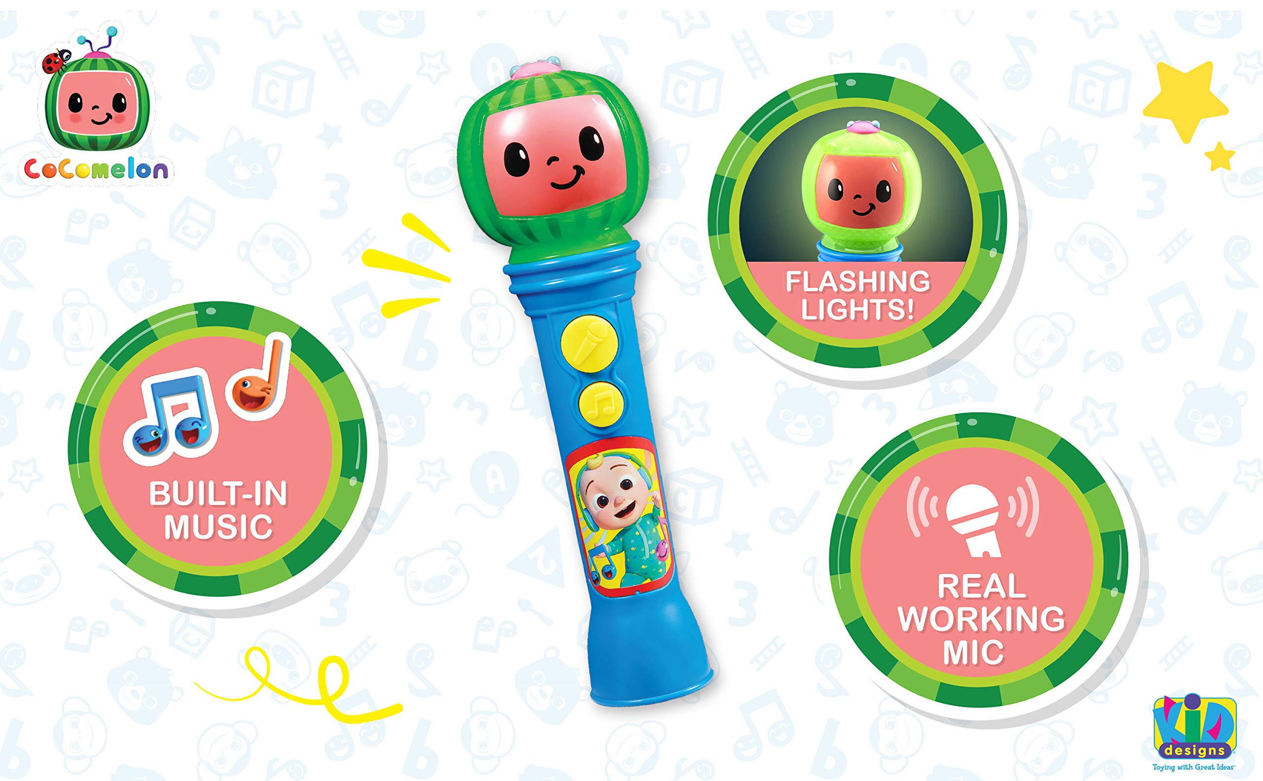 Foto 4 pulgar | Micrófono Musical Para Niños Pequeños Ekids Co-070 Cocomelon Toy - Venta Internacional.