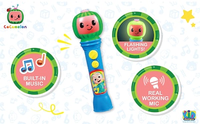 Foto 3 | Micrófono Musical Para Niños Pequeños Ekids Co-070 Cocomelon Toy - Venta Internacional.