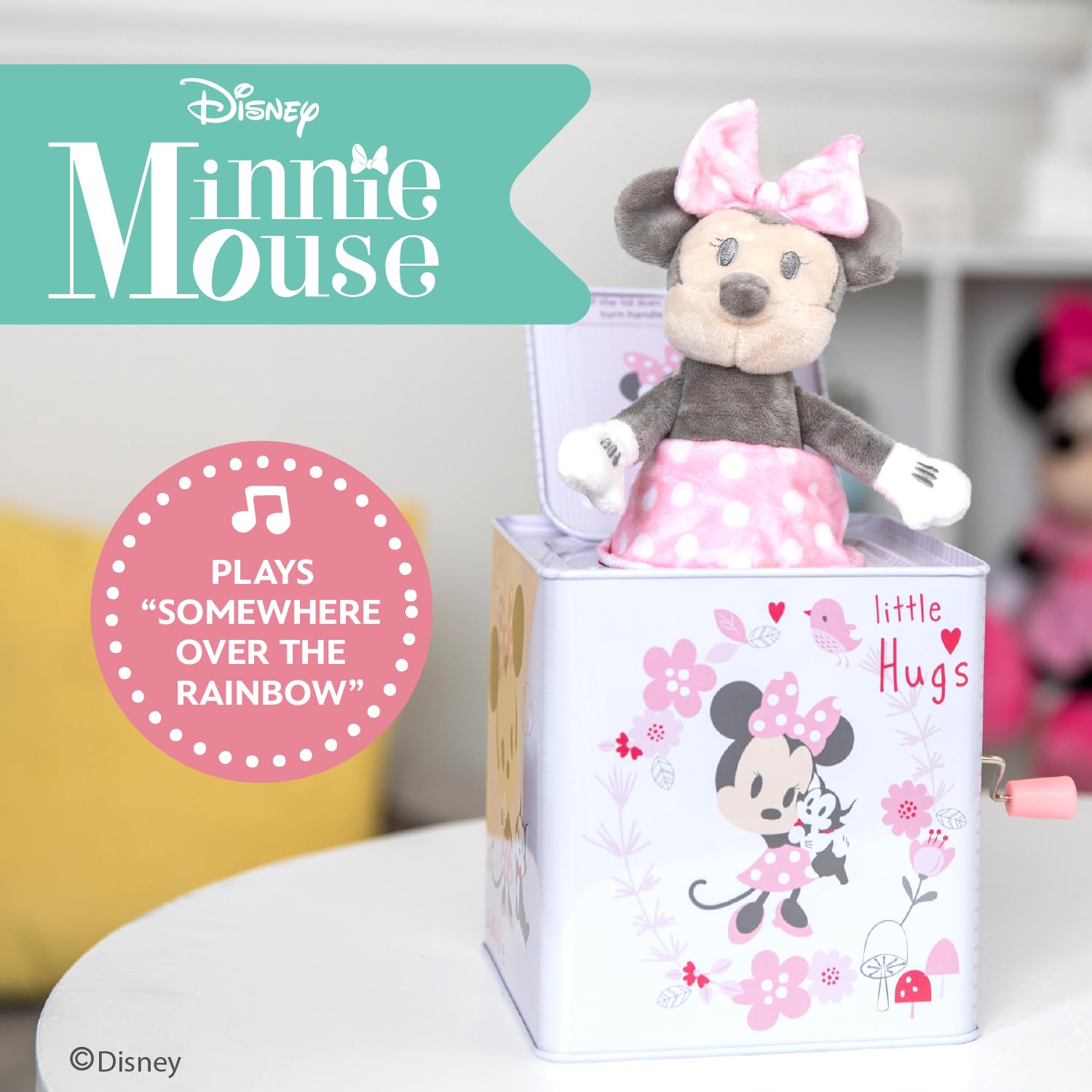 Foto 3 pulgar | Juguete Musical Disney Baby Minnie Mouse Jack-in-the-box Pink - Venta Internacional
