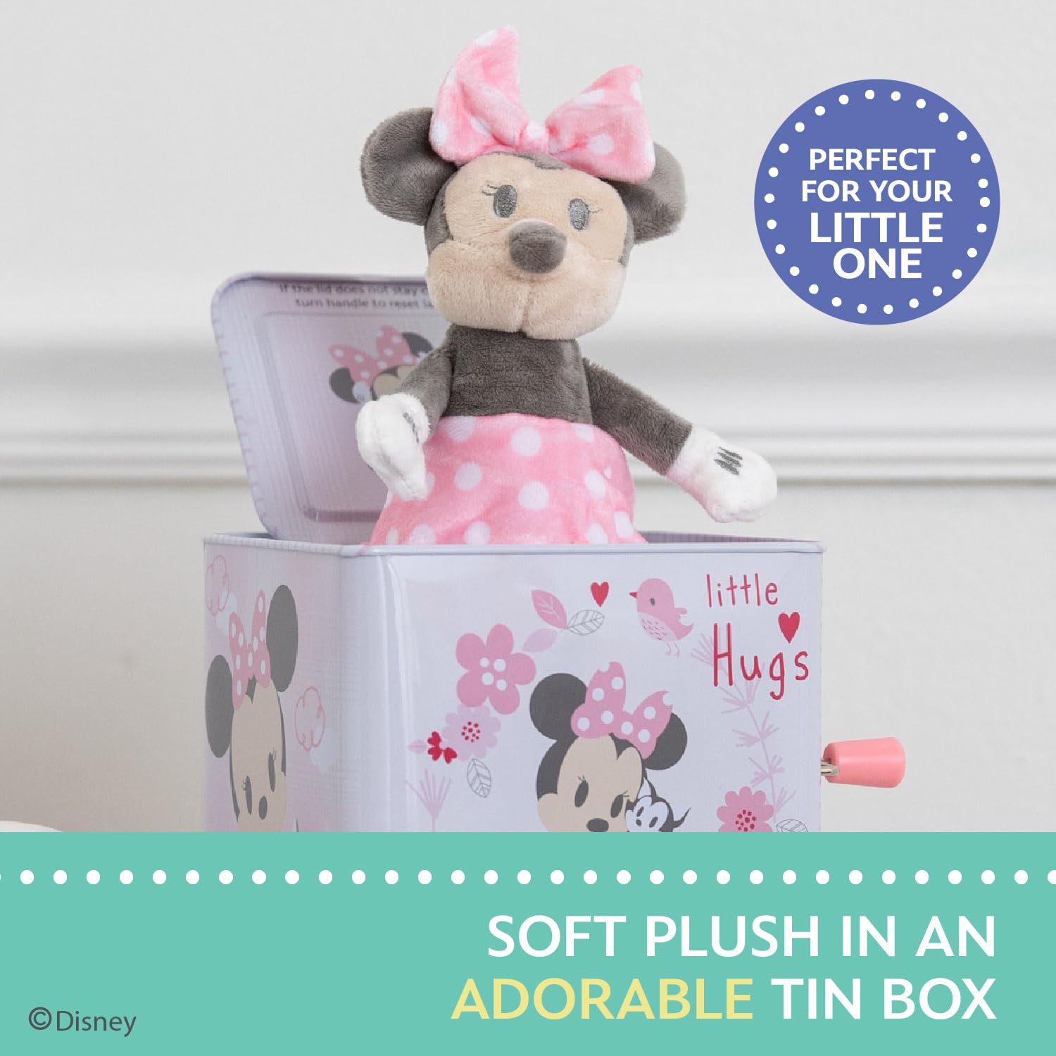Foto 4 pulgar | Juguete Musical Disney Baby Minnie Mouse Jack-in-the-box Pink - Venta Internacional