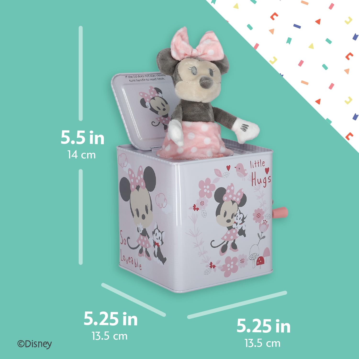 Foto 5 pulgar | Juguete Musical Disney Baby Minnie Mouse Jack-in-the-box Pink - Venta Internacional