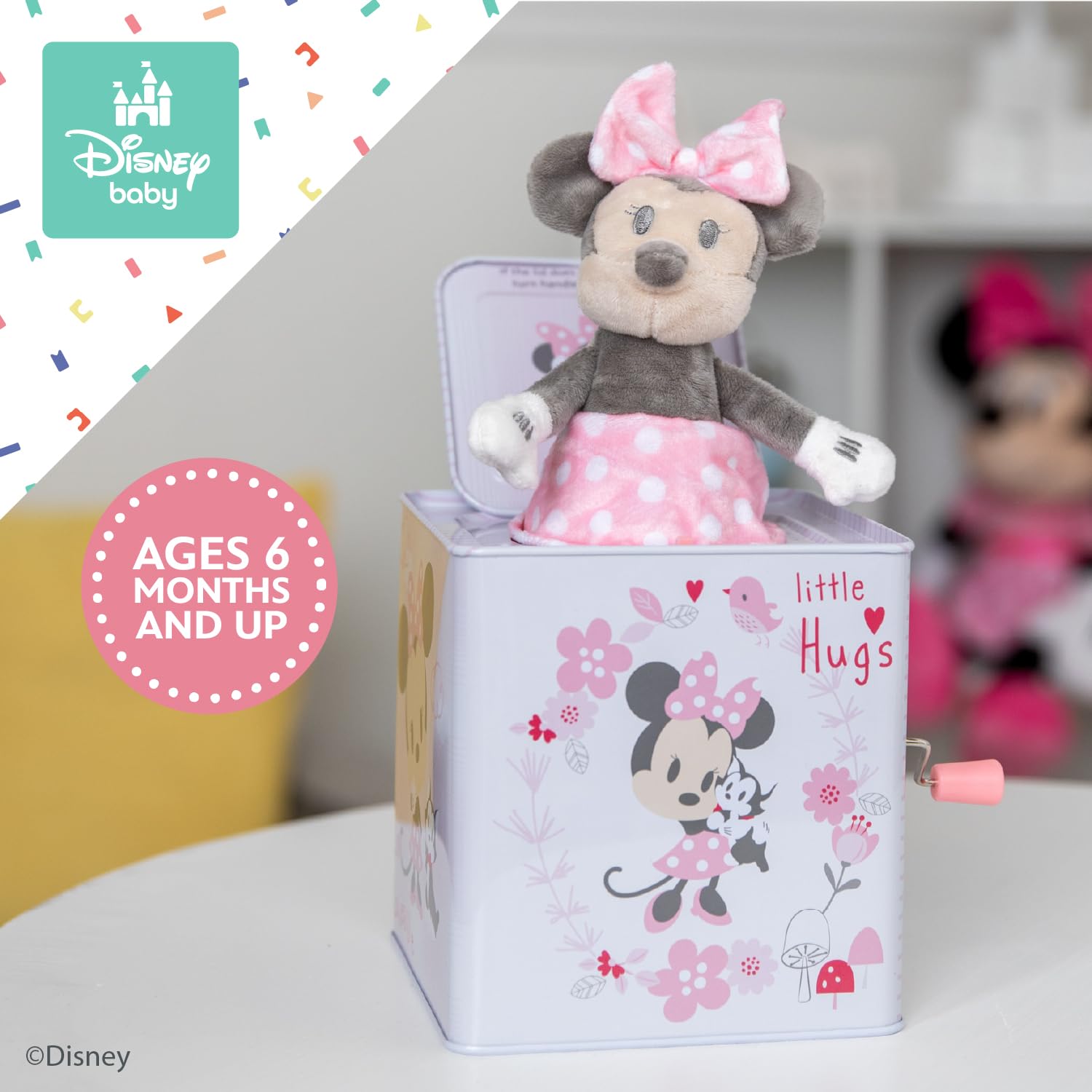 Foto 7 pulgar | Juguete Musical Disney Baby Minnie Mouse Jack-in-the-box Pink - Venta Internacional