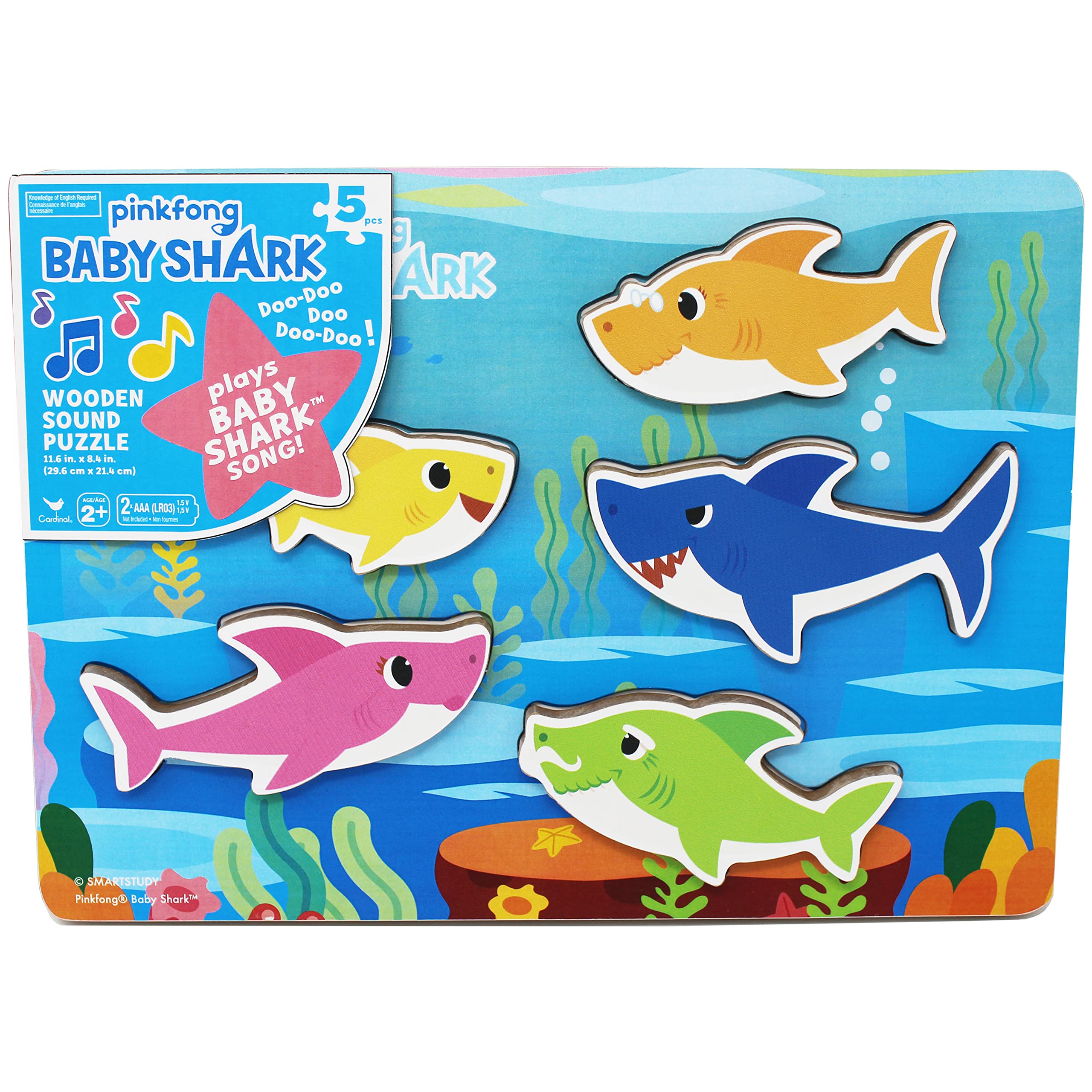 Rompecabezas Musical Spin Master Games de Baby Shark para Bebé-Venta Internacional