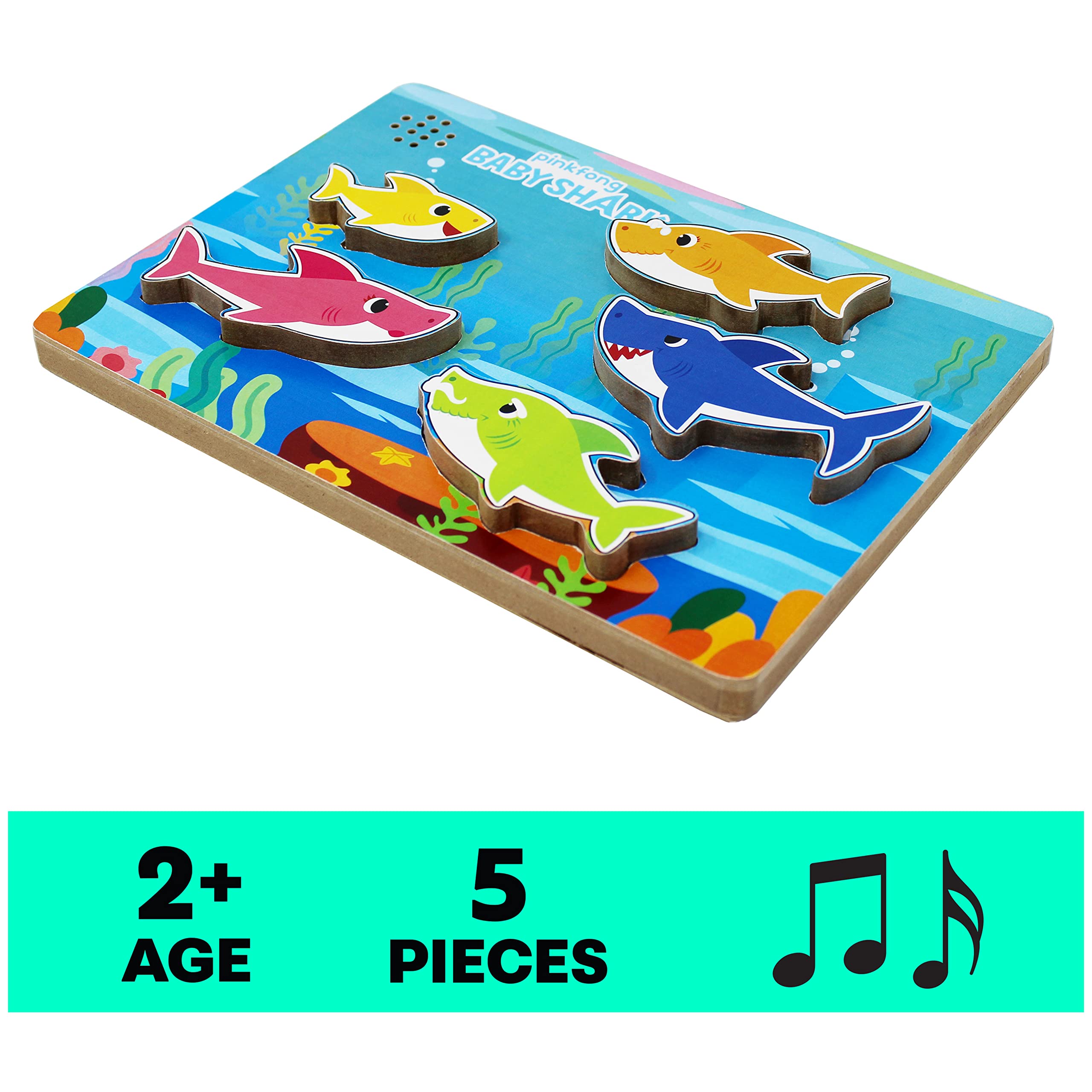 Foto 2 | Rompecabezas Musical Spin Master Games de Baby Shark para Bebé-Venta Internacional