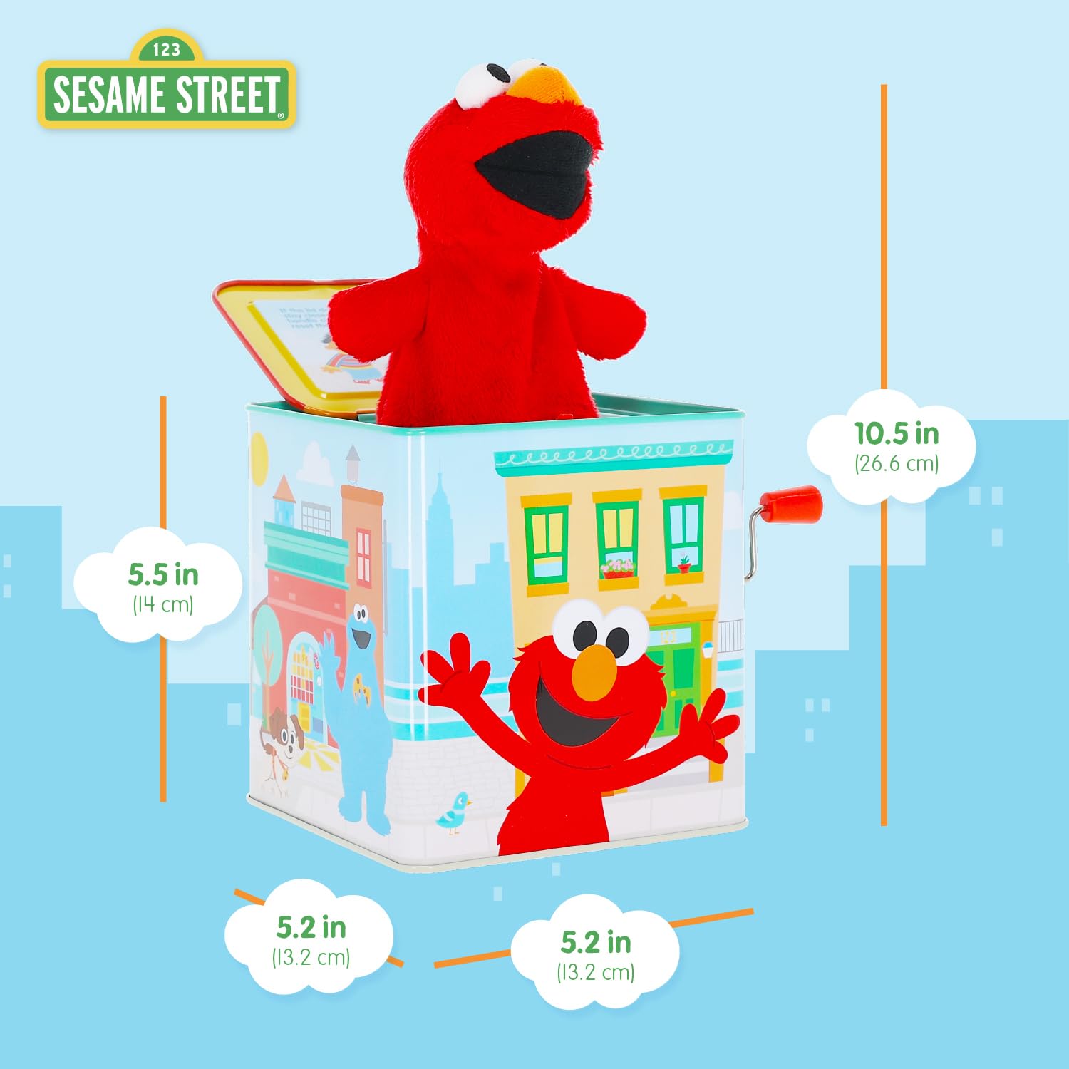Foto 5 pulgar | Los Niños De Jack In The Box Preferían Elmo Sesame Street - Venta Internacional.