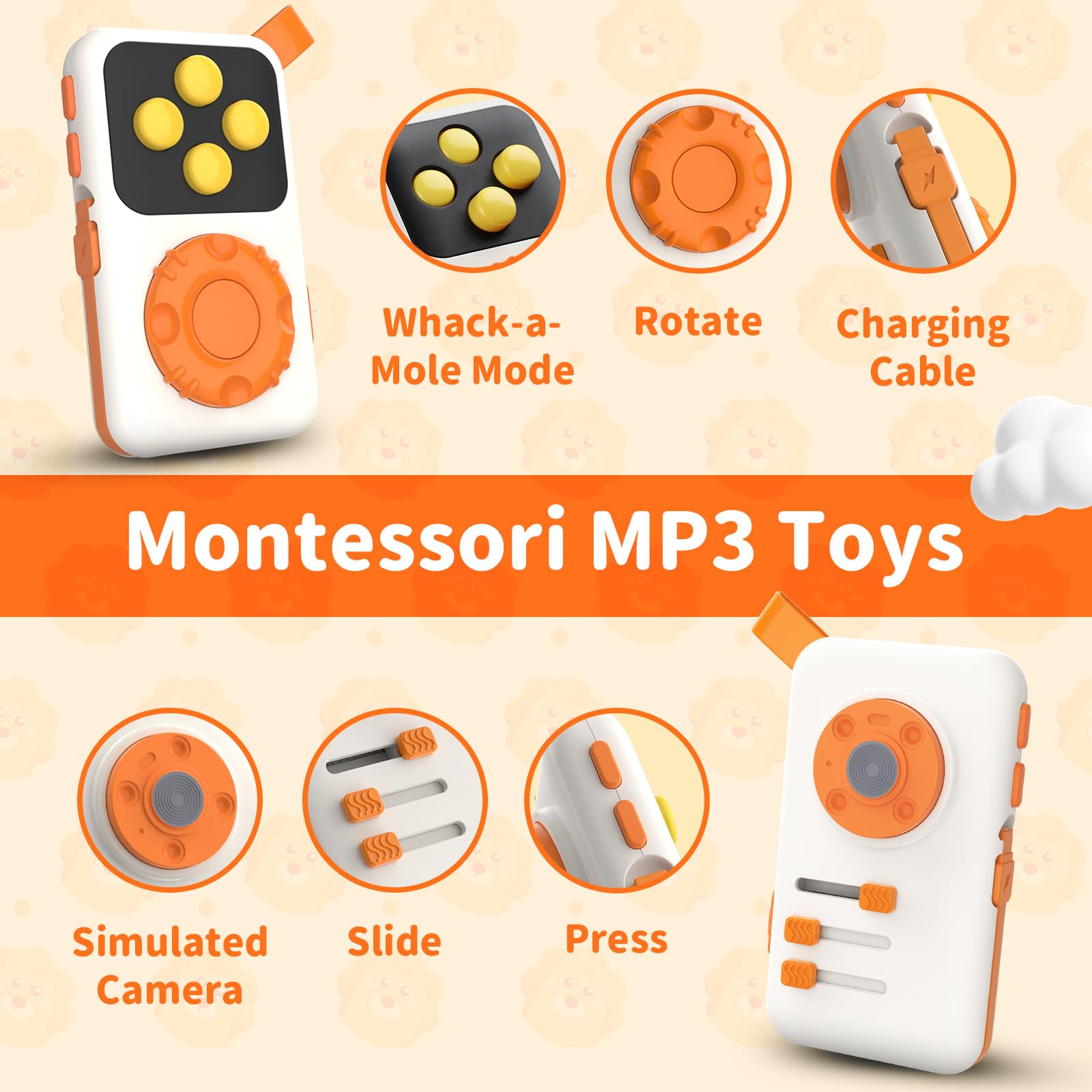 Foto 8 pulgar | Control Interactivo Aprilwolf de Juguete con Sonido-Venta Internacional