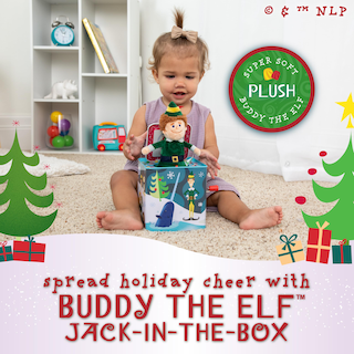 Foto 2 | Jack-in-the-box Los Niños Prefieren A Elf Buddy De Warner Brothers - Venta Internacional.