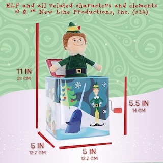 Foto 5 | Jack-in-the-box Los Niños Prefieren A Elf Buddy De Warner Brothers - Venta Internacional.