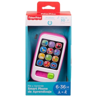 Foto 1 | Fisher-price Smartphone Aprendizaje Rosa Dkk12 Mattel