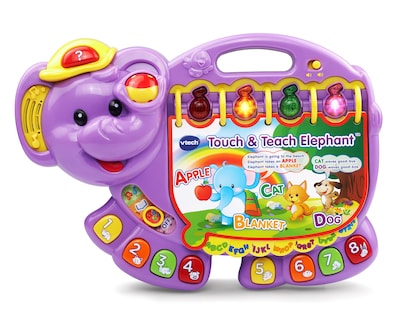 Foto 1 | Toy Vtech Touch And Teach Elephant Purple Para Niños De 1 A 3 Años - Venta Internacional.