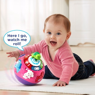 Foto 6 | Pelota Vtech Wiggle And Crawl Para Niños De 6 A 3 Años, Color Morado, Con Sonido - Venta Internacional.