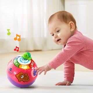 Foto 7 | Pelota Vtech Wiggle And Crawl Para Niños De 6 A 3 Años, Color Morado, Con Sonido - Venta Internacional.