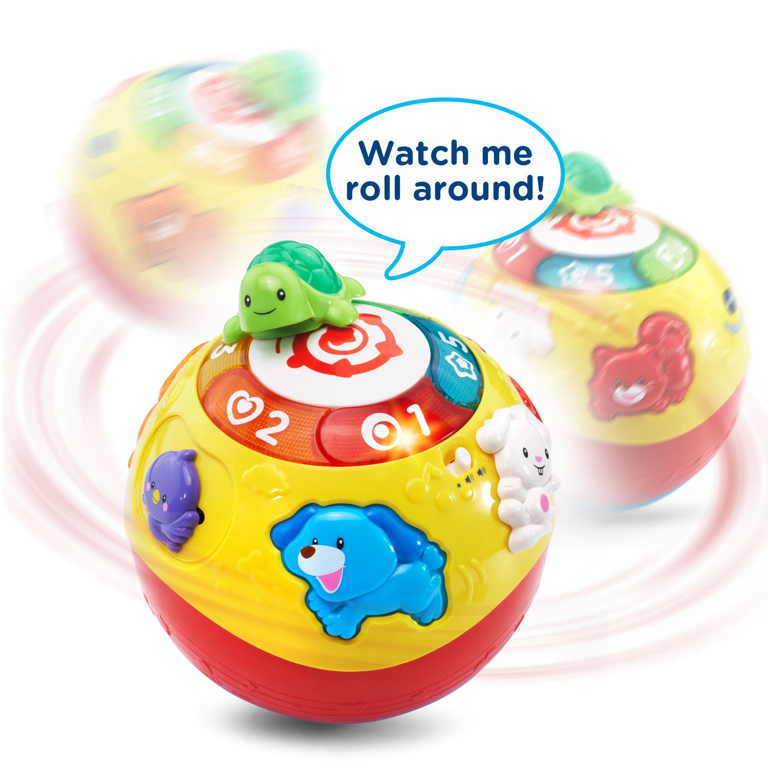 Foto 3 pulgar | Pelota Interactiva Vtech Wiggle And Crawl Con Más De 45 Canciones Y Más De 6 Millones - Venta Internacional.
