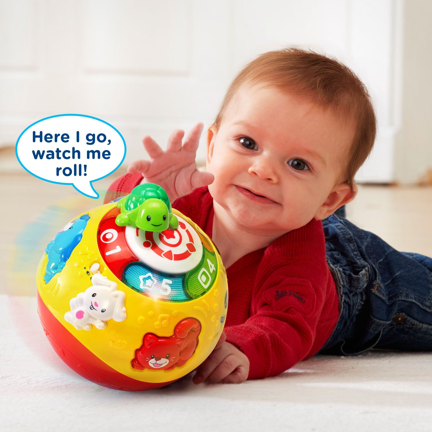 Foto 7 pulgar | Pelota Interactiva Vtech Wiggle And Crawl Con Más De 45 Canciones Y Más De 6 Millones - Venta Internacional.
