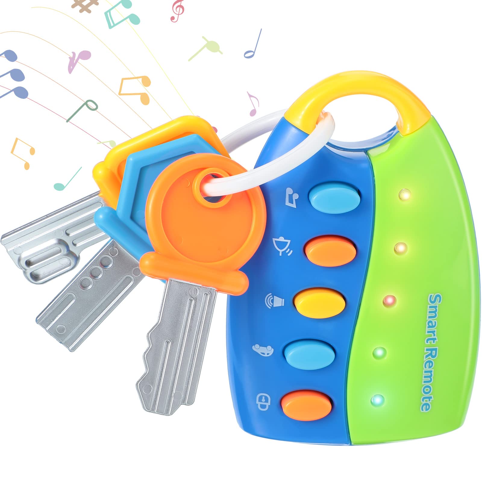 Foto 2 pulgar | Llave De Coche Con Mando A Distancia Musical Inteligente Skylety Para Niños (azul) - Venta Internacional.