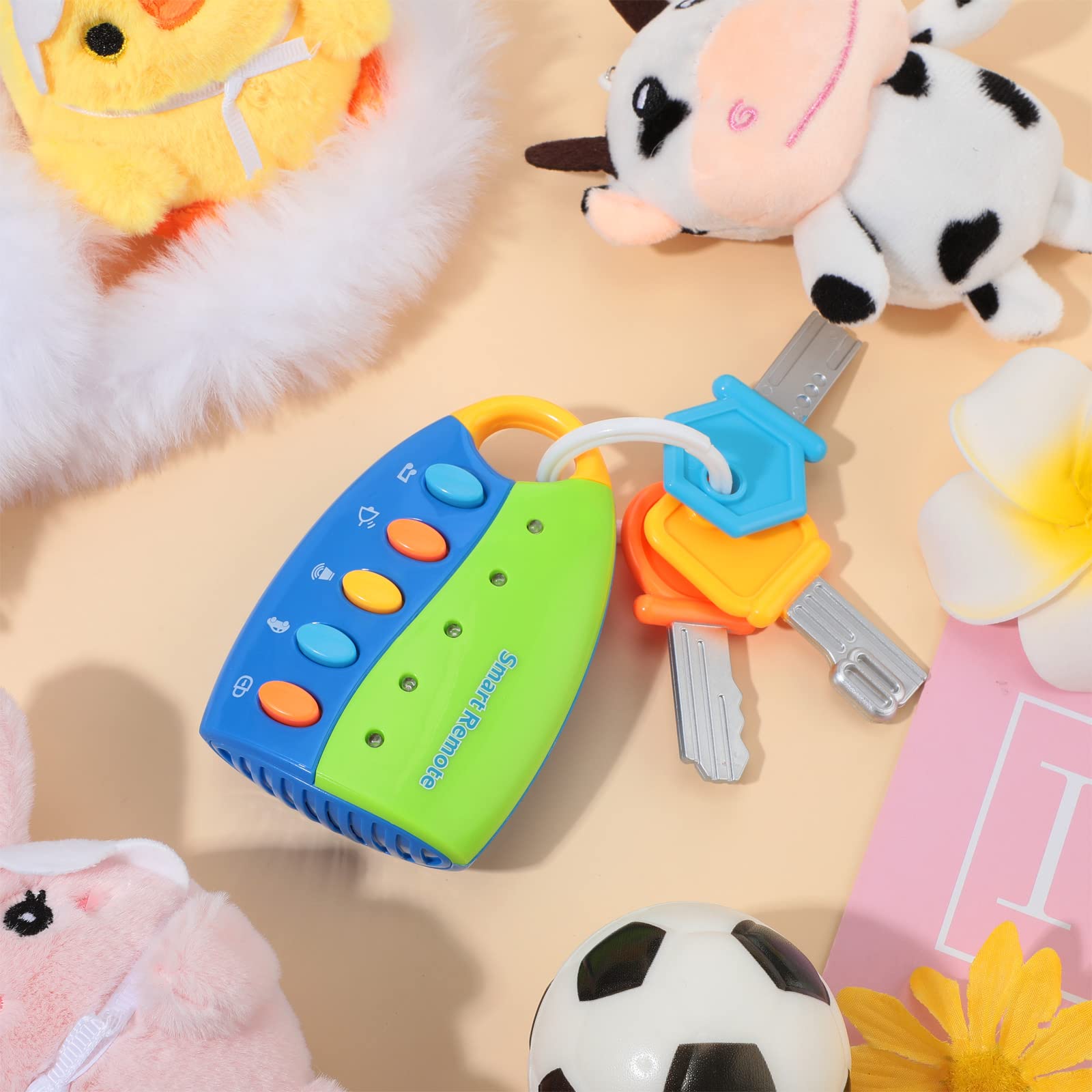 Foto 3 pulgar | Llave De Coche Con Mando A Distancia Musical Inteligente Skylety Para Niños (azul) - Venta Internacional.