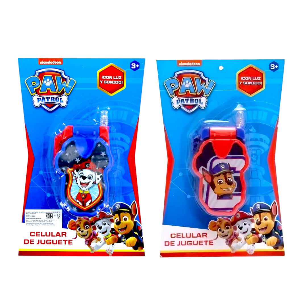 Foto 2 pulgar | 6 Telefono Sonido Paw Patrol Niño Juguete Mayoreo T372332