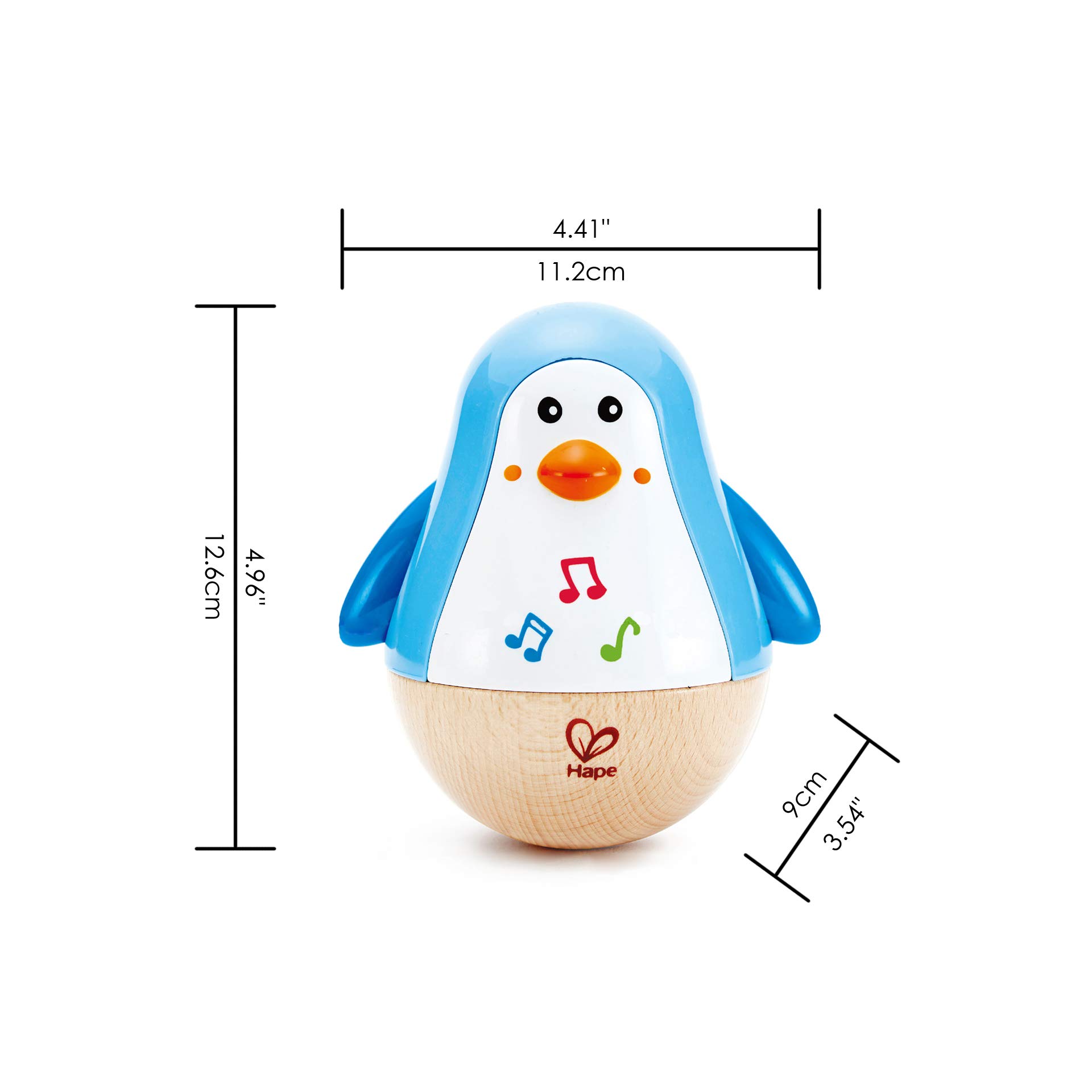 Foto 6 pulgar | Roly Poly Toy Pingüino Musical Wobbler Para Niños A Partir De 6 Meses - Venta Internacional.