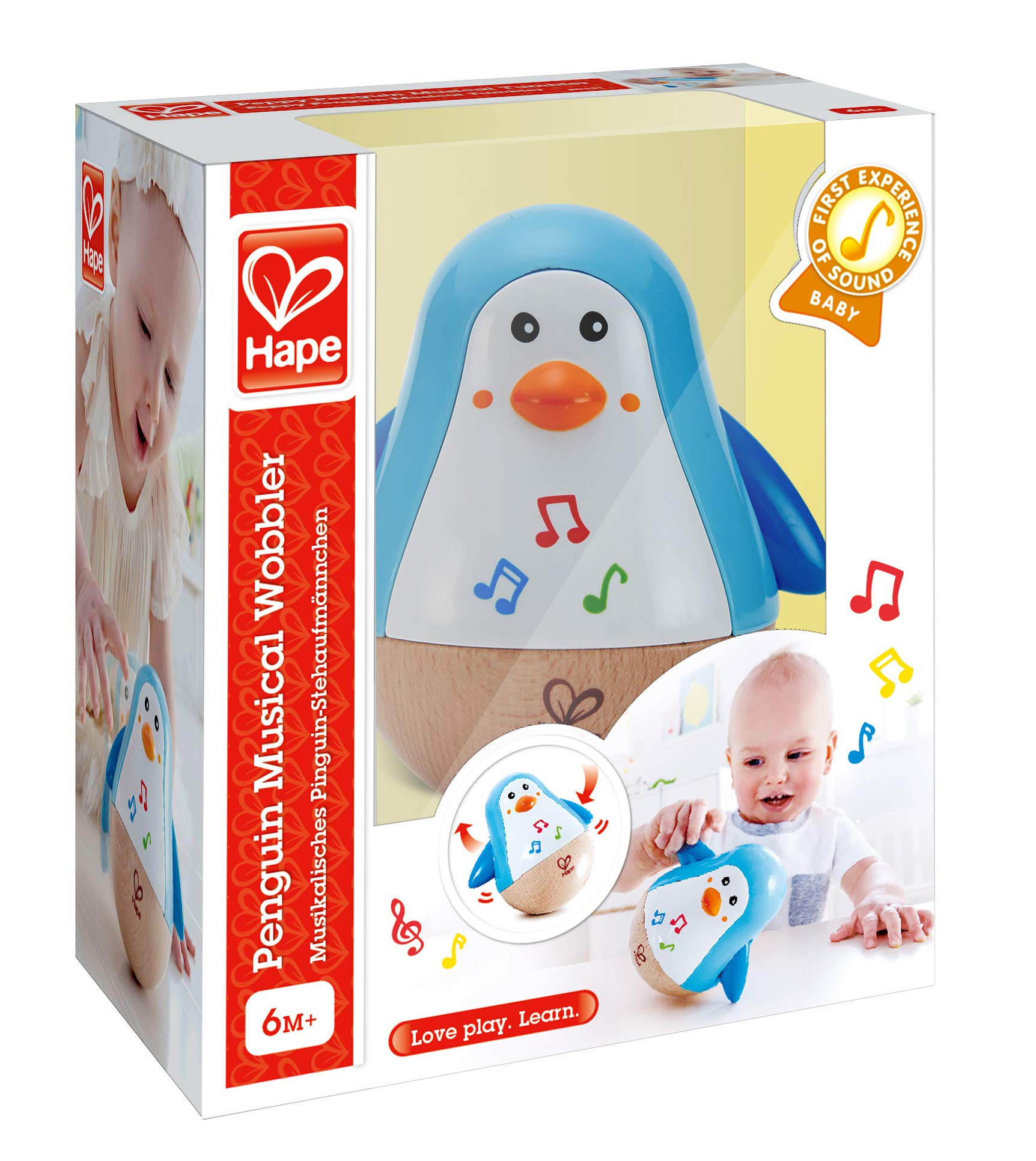 Foto 7 pulgar | Roly Poly Toy Pingüino Musical Wobbler Para Niños A Partir De 6 Meses - Venta Internacional.