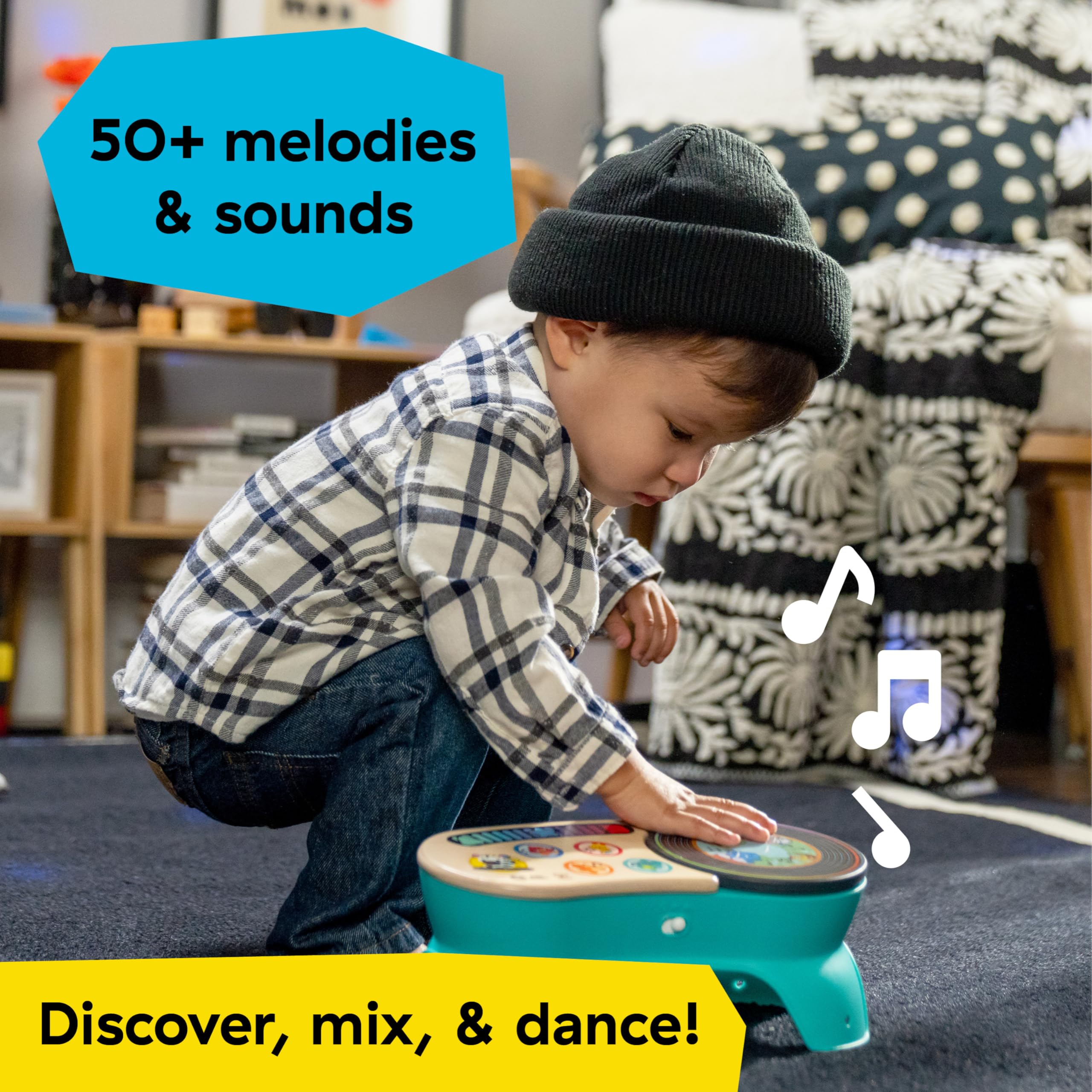 Foto 3 pulgar | Tocadiscos Para Juguetes Musicales Baby Einstein + Hape Dj Discovery - Venta Internacional.