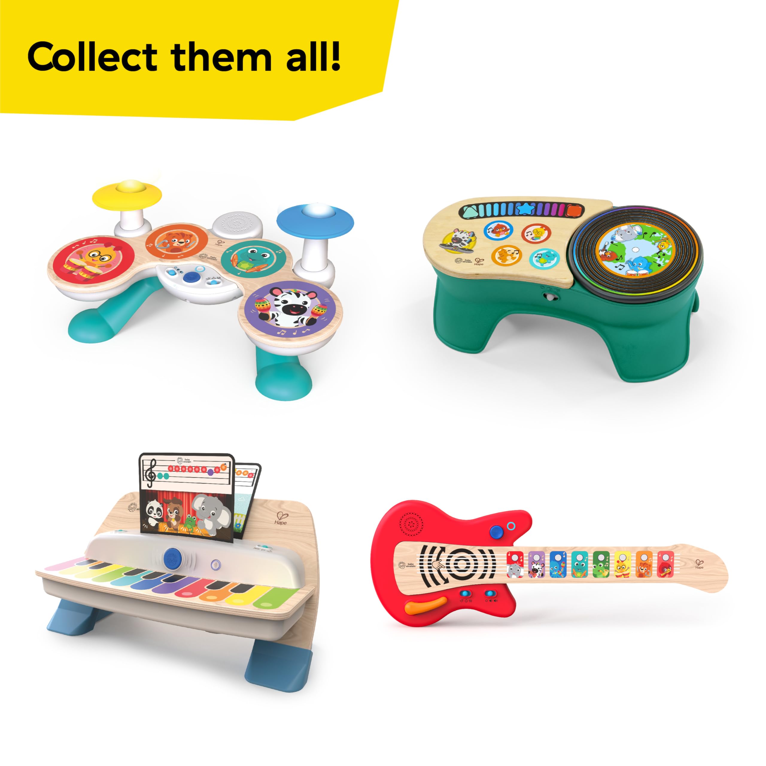 Foto 7 pulgar | Tocadiscos Para Juguetes Musicales Baby Einstein + Hape Dj Discovery - Venta Internacional.