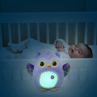 Foto 4 | Sleep Soother Vtech Baby Glow Little Owl Con Sensor De Llanto, Color Morado - Venta Internacional.