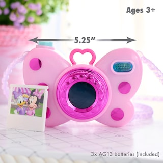 Foto 3 | Cámara De Juguete Just Play Disney Junior Minnie Mouse Con Luces Y Sonidos - Venta Internacional.