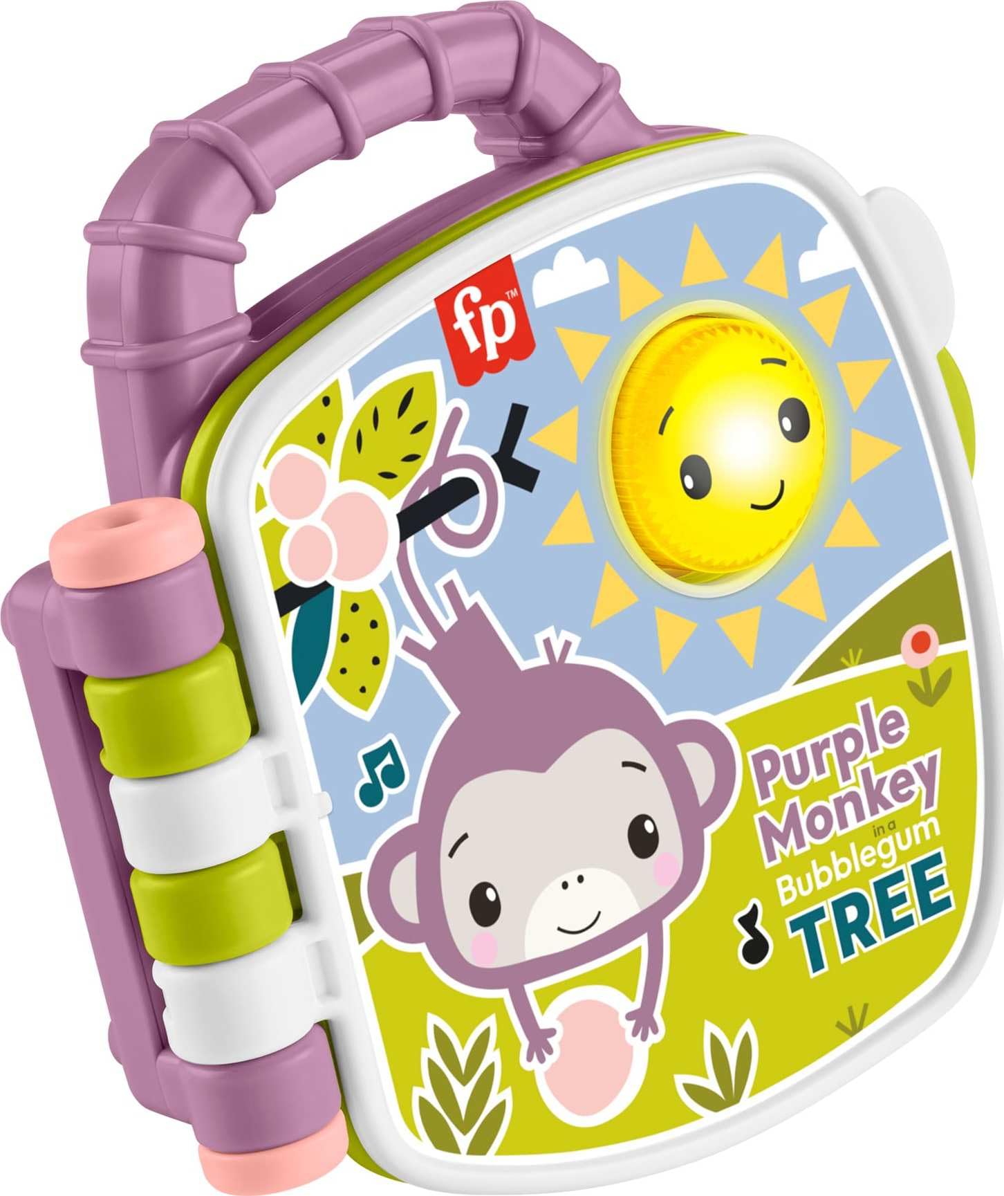 Foto 2 pulgar | Libro De Cuentos Musical Toy Fisher-price Baby Monkey, Morado, 6+m - Venta Internacional.