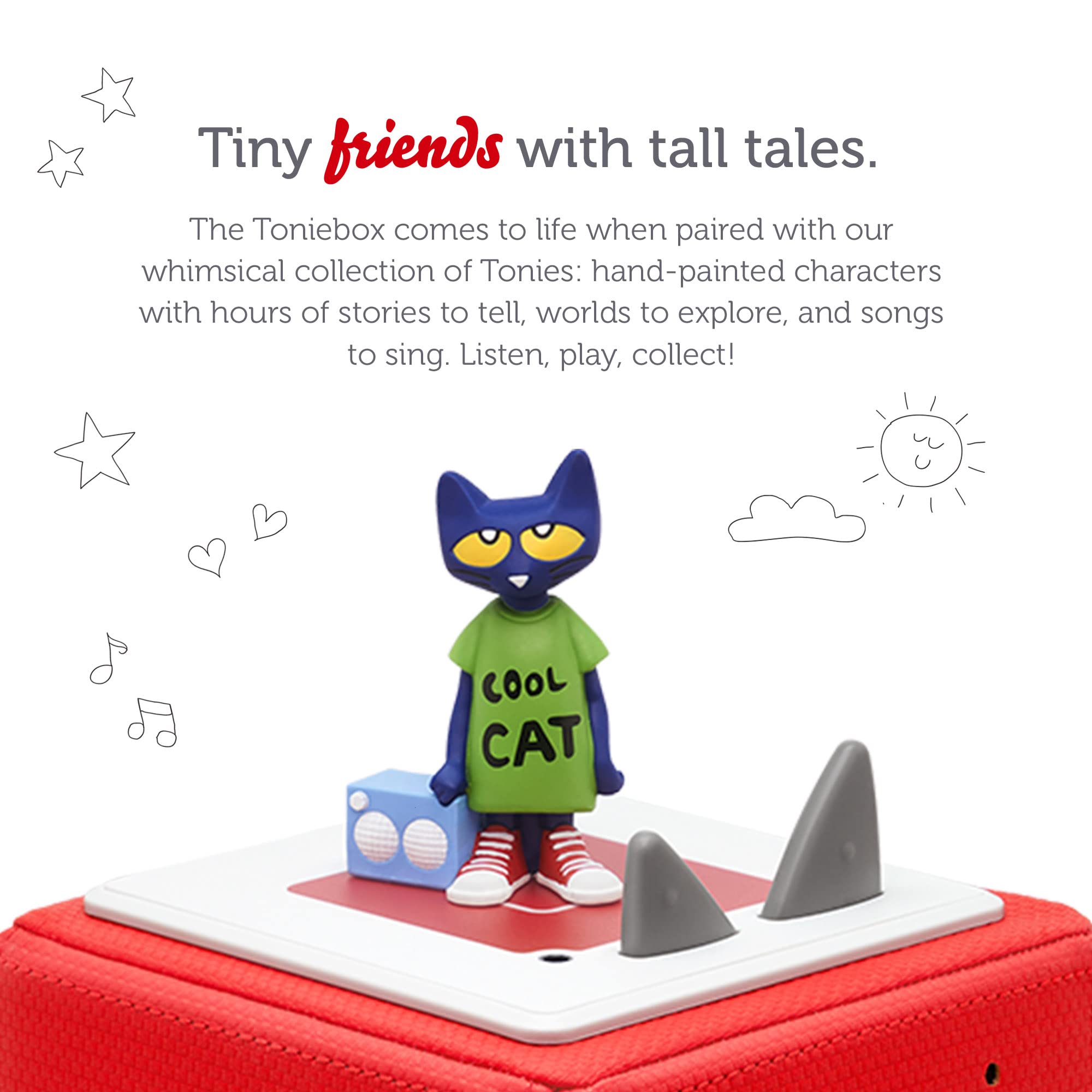 Foto 3 pulgar | El Personaje De Reproducción De Audio Tonies Pete The Cat Con 11 Historias - Venta Internacional.